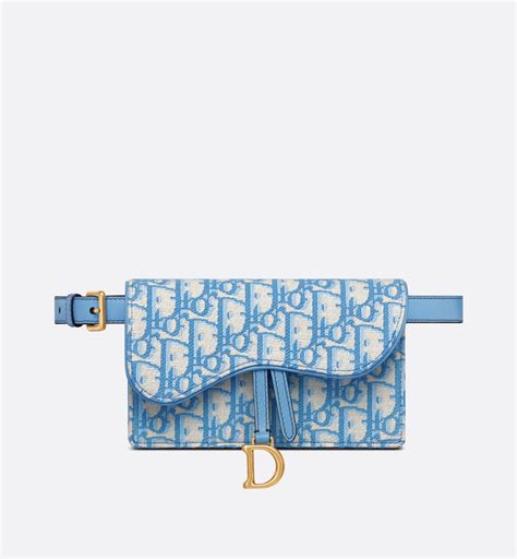 dior oblique belt pouch|DIOR Blue Dior Oblique Jacquard OBLIQUE BELT POUCH .